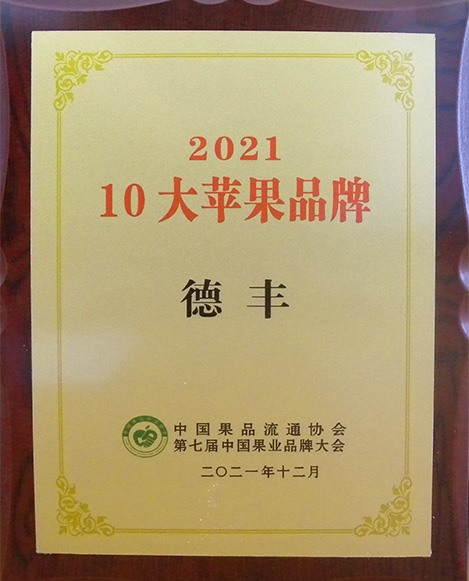 2021 10大蘋果品牌